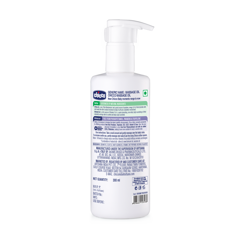 Baby Massage Oil (300Ml) image number 1